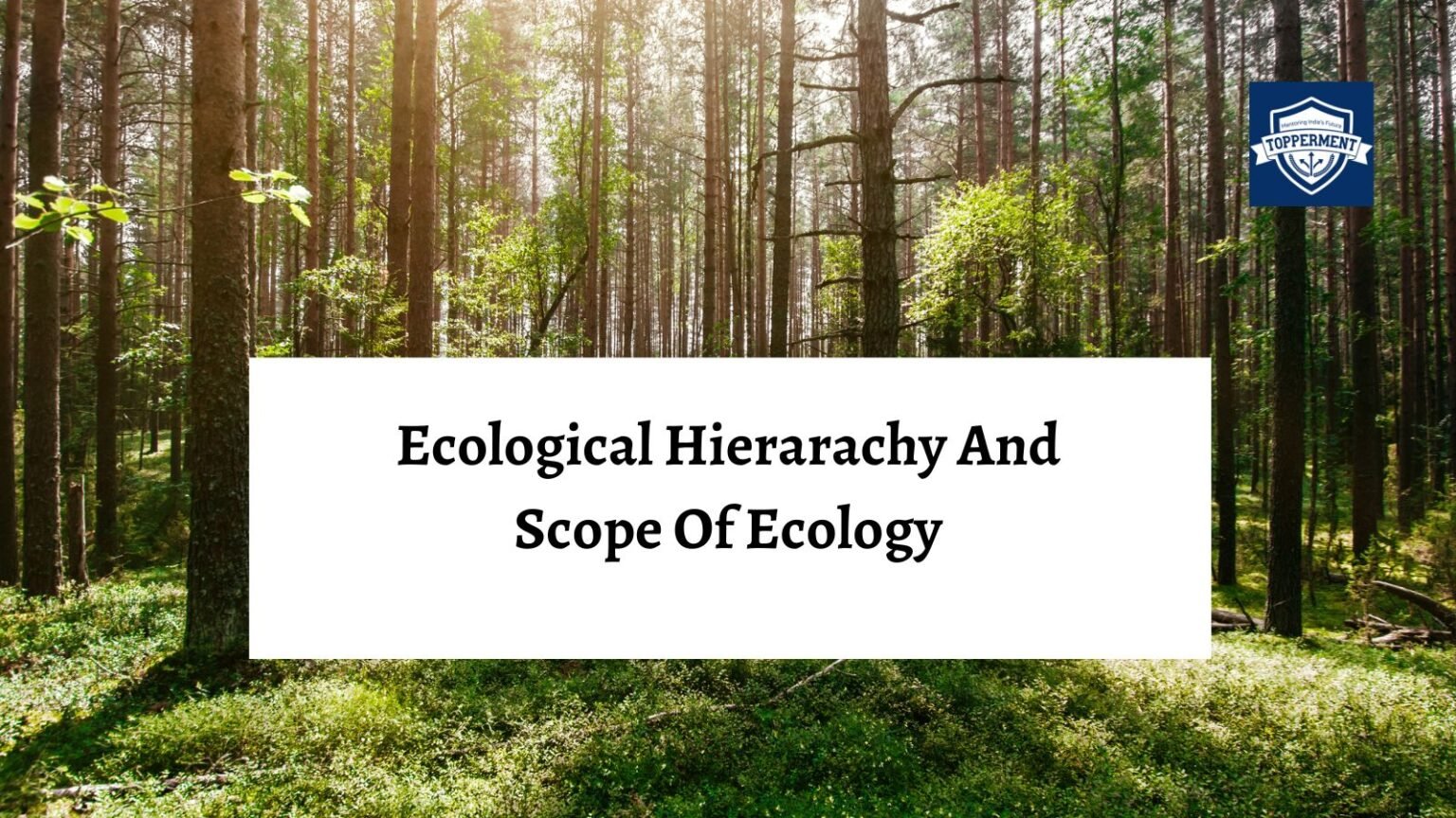 Understanding the Ecological Hierarchy and Scope of Ecology UPSC