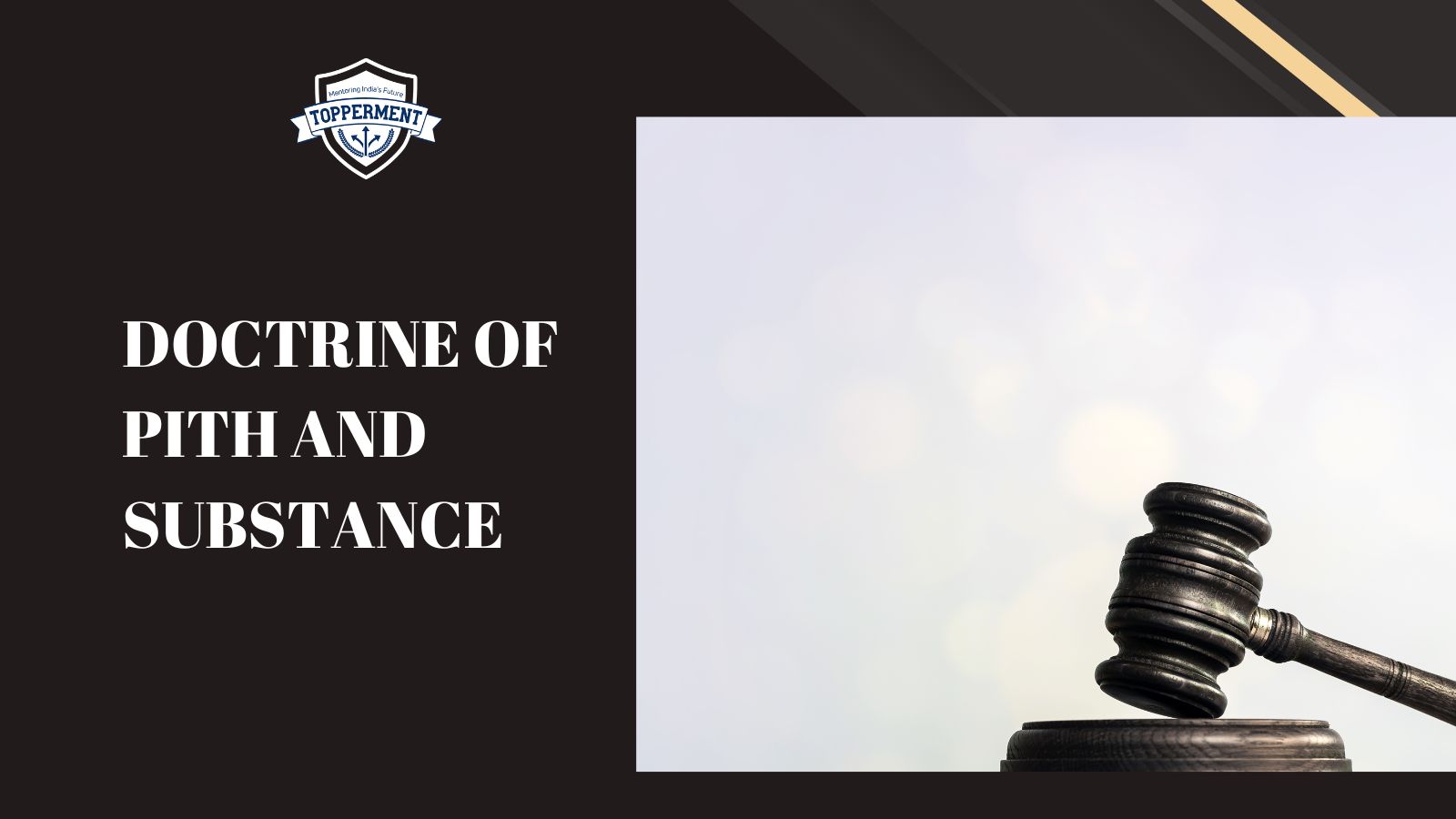 What Is The Doctrine Of Pith and Substance? | Best UPSC IAS Coaching For Mentorship And Guidance